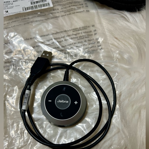 Jabra Evolve Headset Pouch Case Neoprene and Spare Microphone - Picture 3 of 4